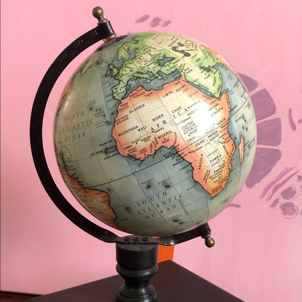 Vintage Globe Decor